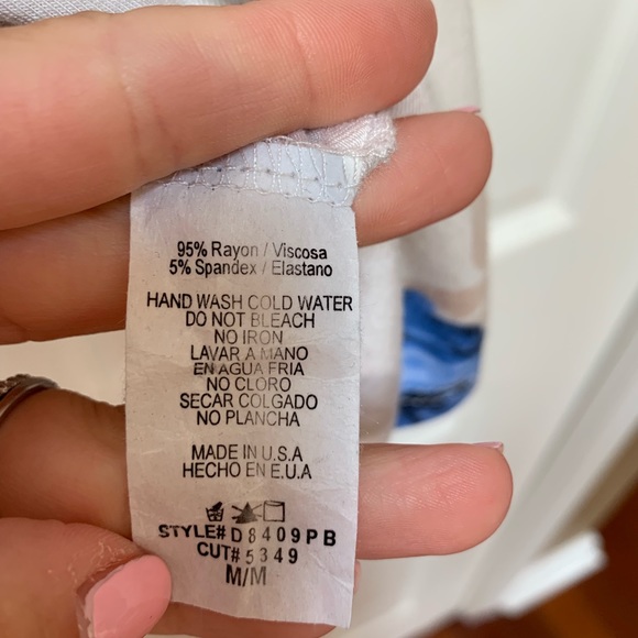 PinkBlush Maternity Long Sleeve Floral Top - Picture 4 of 4